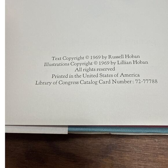 Vintage The Mole Family's Christmas By Russell Hoban '69 Hardcover & Dust Jacket - Picture 11 of 11